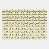 Whimsical Woodland Mushroom Frogs - "Hop Couture" Inpakpapier Vel (Voorkant 2)