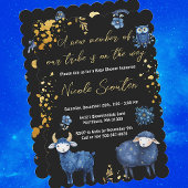 Whimsical Woodland Night: Een Baby is onderweg Kaart