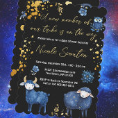 Whimsical Woodland Night: Een Baby is onderweg Kaart