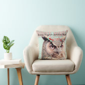 Whimsical Woodland Owl Sleep Tight Nursery Kussen (Stoel)
