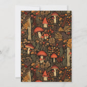 Whimsical Woodland Squirrel Christmas Feestdagenkaart (Achterkant)