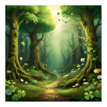 Whimsical Woodland St Patrick’s Day Path