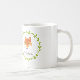 Whimsical Woodland Vossen van Mr en Mrs Groom Koffiemok