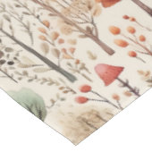 Whimsical Woodland Waterverf Forest Tafelkleed (Gekanteld)