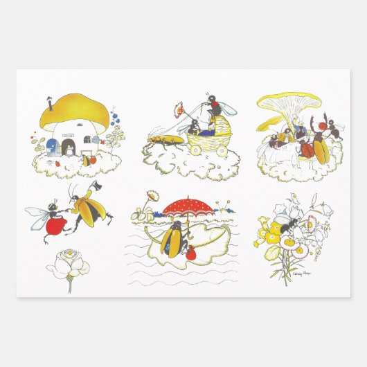  Whimsical Woodland Wedding Inpakpapier Vel (Voorkant)