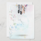 Whimsical Woodland Wildflower Meadow Script Kaart (Achterkant)