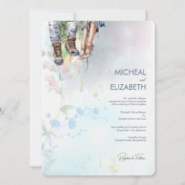 Whimsical Woodland Wildflower Meadow Script Kaart