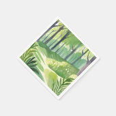 Whimsical Woods | Forest Watercolor Landscape Servet (Hoek)