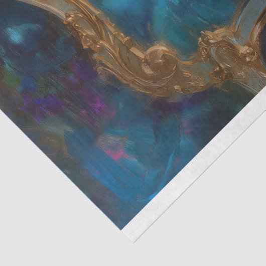 Whimsical Woolly Mammoth Tutu Dinosaurus Decoupage Tissuepapier (Detail)