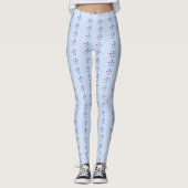 Whimsical Workout Sneeuwman Juggler Leggings (Voorkant)