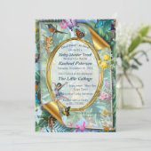 Whimsical World of Fairies & Tropical Birds Kaart (Staand voorkant)