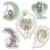 Whimsical World Stickers Angels Fairies Schattige! (Voorkant)