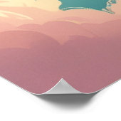 Whimsical World Wonders: drijvende stadsgezichten Poster (Hoek)