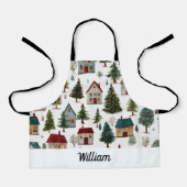 Whimsical Xmas Apron – Child’s Name Schort (Voorkant)