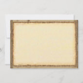 Whimsical Yellow Heart Tree Weddenschap Kaart (Achterkant)