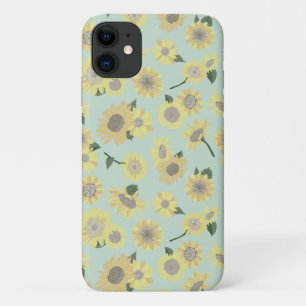 Whimsical Yellow Oranje Blauwgroen gekleurde zonne Case-Mate iPhone Case