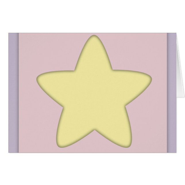 Whimsical Yellow Star (Voorkant Horizontaal)