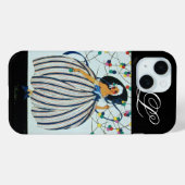 WHIMSICAL YOUNG GIRL MONOGRAM/Beauty Mode Case-Mate iPhone Case (Achterkant (horizontaal))