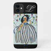 WHIMSICAL YOUNG GIRL MONOGRAM/Beauty Mode Case-Mate iPhone Case (Achterkant)