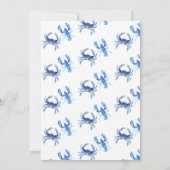 Whimsical Ze is een Catch Blue Coastal Vrijgezelle Kaart (Achterkant)