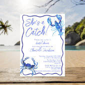 Whimsical Ze is een Catch Blue Coastal Vrijgezelle Kaart