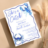 Whimsical Ze is een Catch Blue Coastal Vrijgezelle Kaart