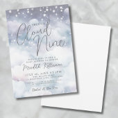 Whimsical Ze staat op Cloud Nine Baby shower Kaart