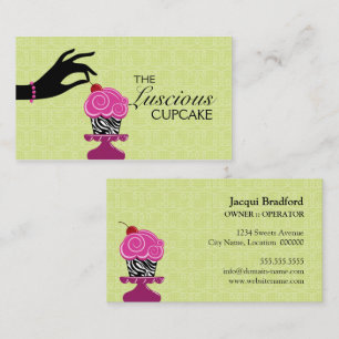 Whimsical Zebra Bakery Visitekaartje