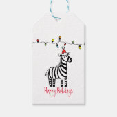 Whimsical-Zebra Cadeaulabel (Voorkant)