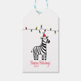 Whimsical-Zebra Cadeaulabel