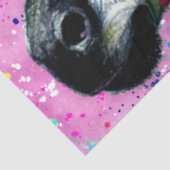 Whimsical Zebra Floral Daisy Decoupage Tissuepapier (Detail)