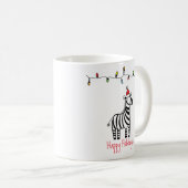 Whimsical-Zebra Koffiemok (Voorkant rechts)