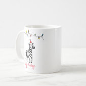 Whimsical-Zebra Koffiemok (Voorkant links)