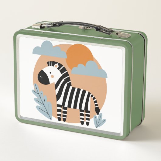 Whimsical Zebra Scandinavische beïnvloed (Achterkant)