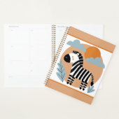 Whimsical Zebra Scandinavische beïnvloed Planner (Display)