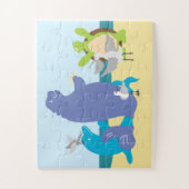 Whimsical Zee Dieren 11x14 Puzzel (Verticaal)