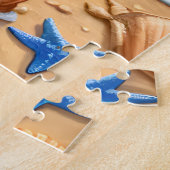 Whimsical Zee Fairy bij Ocean Sunset Legpuzzel (Zijkant)