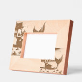 Whimsical zeemeermin genieten van ijs gegraveerde lijstjes (Links)