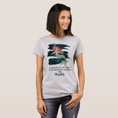Whimsical Zeemeermin Motivatie T-shirt (Voorkant volledig)