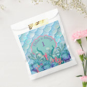 Whimsical Zeemeermin Onder het Zee Verjaardag Bedankzakje (Gezegeld)