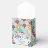 Whimsical Zeemeermin Staart 1e Verjaardag Meisje D Bedankdoosjes (Geopend)