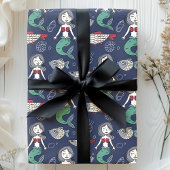 Whimsical Zeemeermin & Zee Creatures Ocean Cadeaupapier
