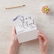 Whimsical zij is op cloud nine bruidsfeest 