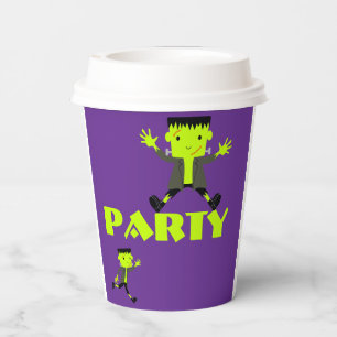 Whimsical Zombie Party Halloween Party Papieren Bekers