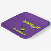 Whimsical Zombie Party Halloween Party Papieren Bordje (Gebogen)