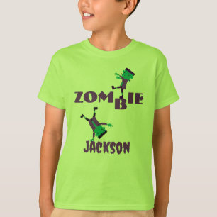 Whimsical Zombie Party Halloween Party T-shirt