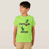 Whimsical Zombie Party Halloween Party T-shirt (Voorkant volledig)