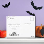 Whimsical Zombie Pilot Vliegtuig Kinder Halloween Briefkaart