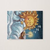 whimsical zonneschijn in bed legpuzzel (Horizontaal)