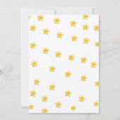 Whimsical-zonneschijn op weg naar baby shower kaart (Achterkant)